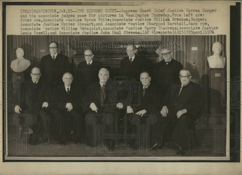 1976 Press Photo The Supreme Court - RRW53257 - Historic Images