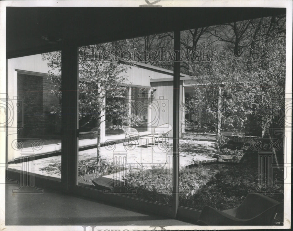 1960 Press Photo Courtyard house - RRW53343 - Historic Images