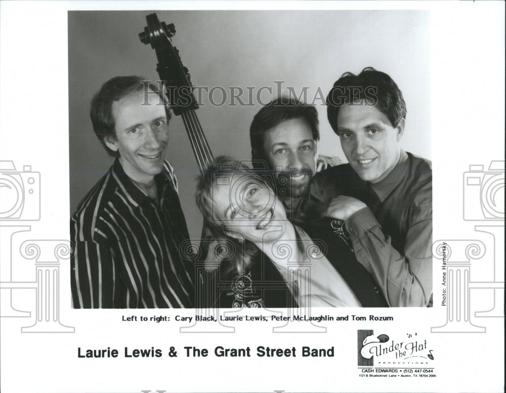 1993 Press Photo Laurie Lewis &amp; The Grant Street Band - RRW53513 - Historic Images