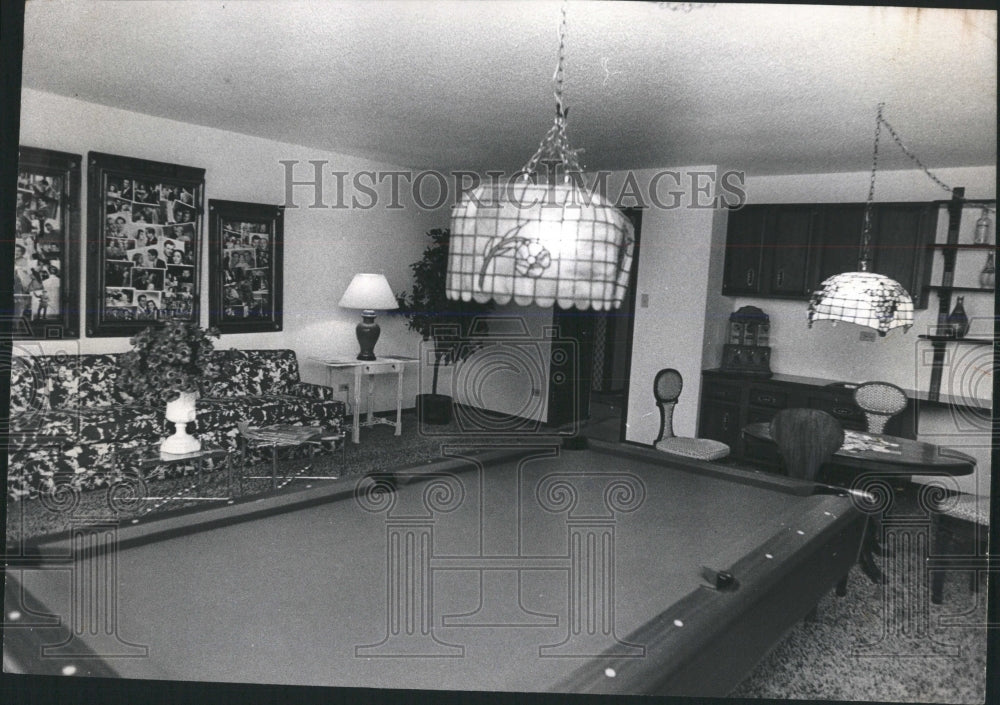 1972 Press Photo Recreation Room - RRW53633 - Historic Images