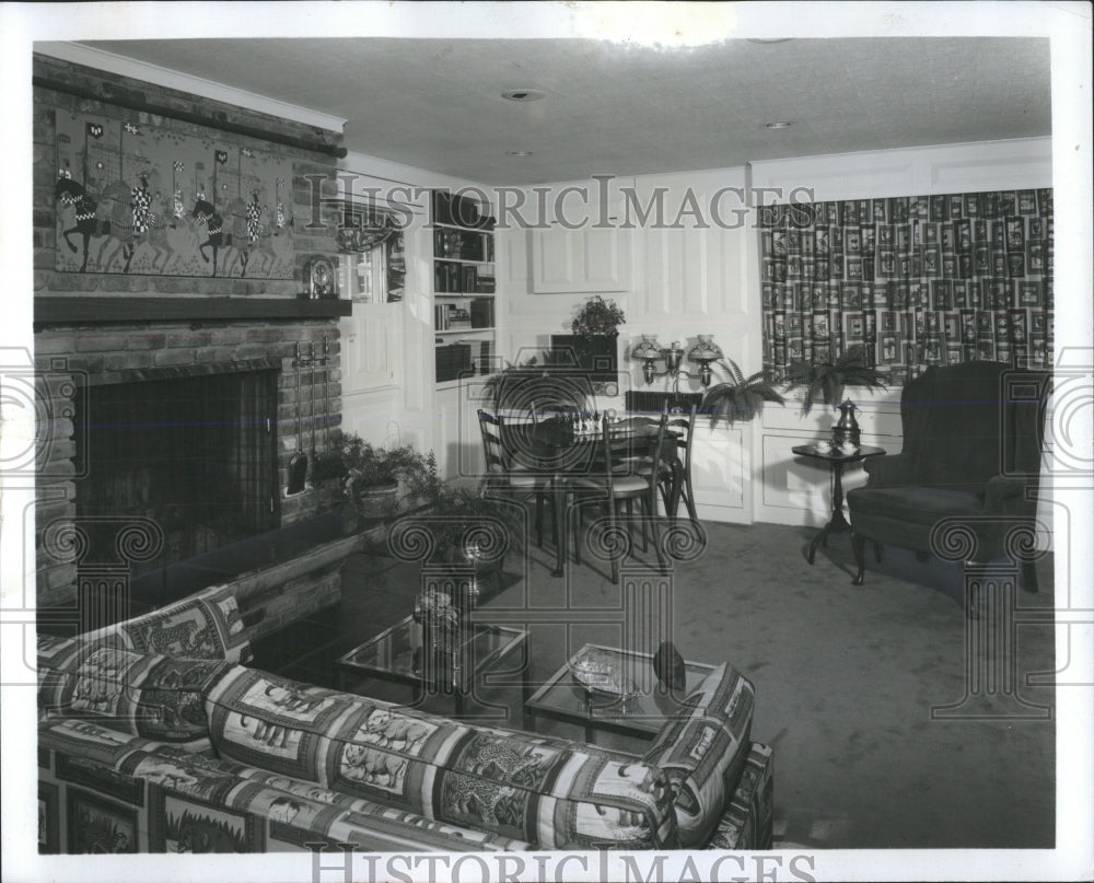 1973 Press Photo Family Room - RRW53663 - Historic Images