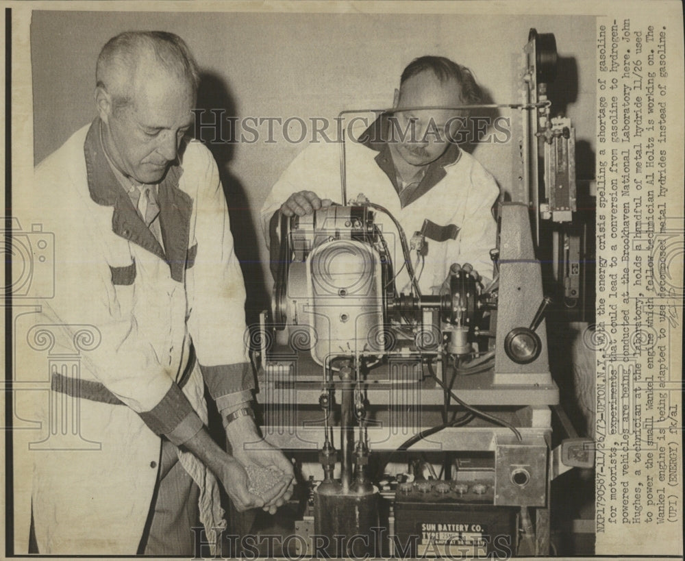 1973 Press Photo Gas Engine Conversion Research - RRW53911 - Historic Images