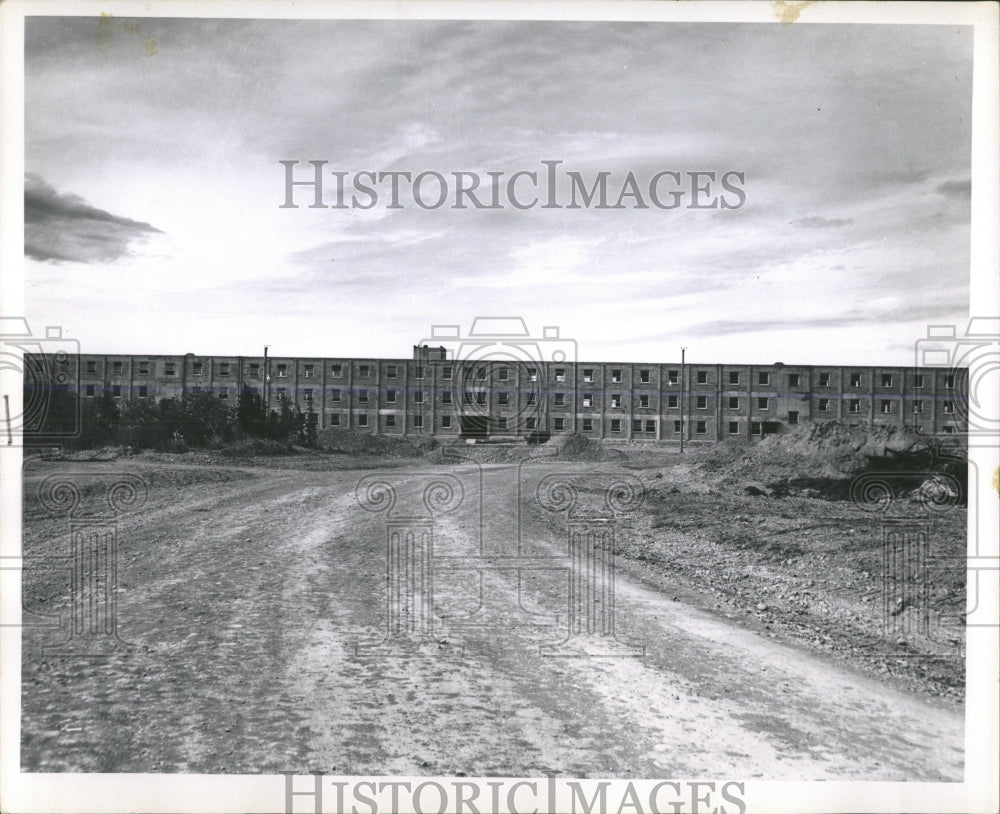 1953 Press Photo 500 Man Barracks Anchorage Alaska - RRW54023 - Historic Images