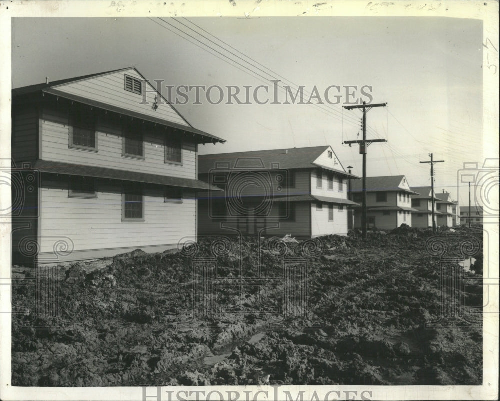 1941 Press Photo Ellington Field Texas Barrack - RRW54065 - Historic Images