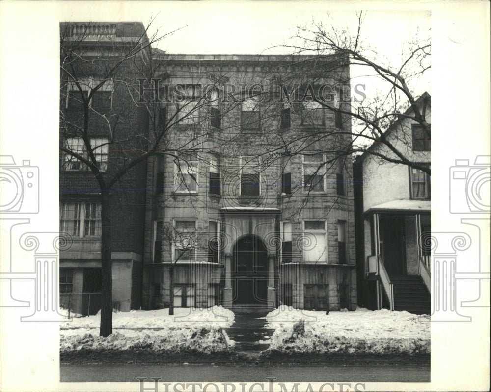 1965 Press Photo Six Unit Building Marquette Illinois - RRW54087 - Historic Images