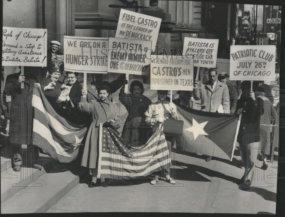 1968 Press Photo Demonstration Humger Strike Post Offic - RRW54215 - Historic Images