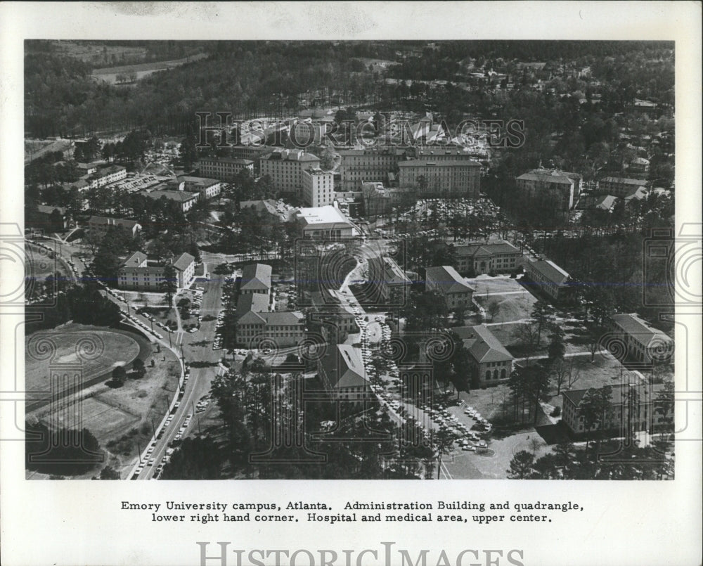 1965 Press Photo Emory University Campus Atlanta - RRW54513 - Historic Images