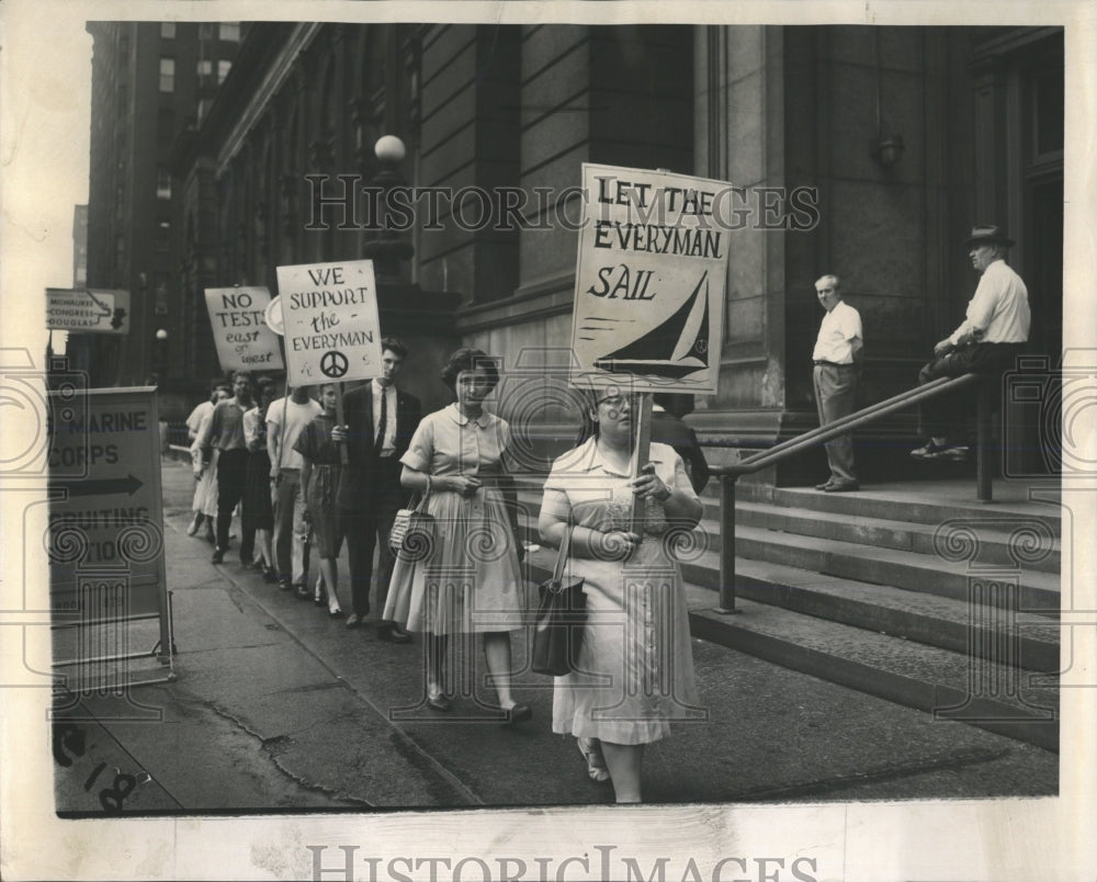 1962 Press Photo Members Committee Nonviolent Action - RRW54581 - Historic Images