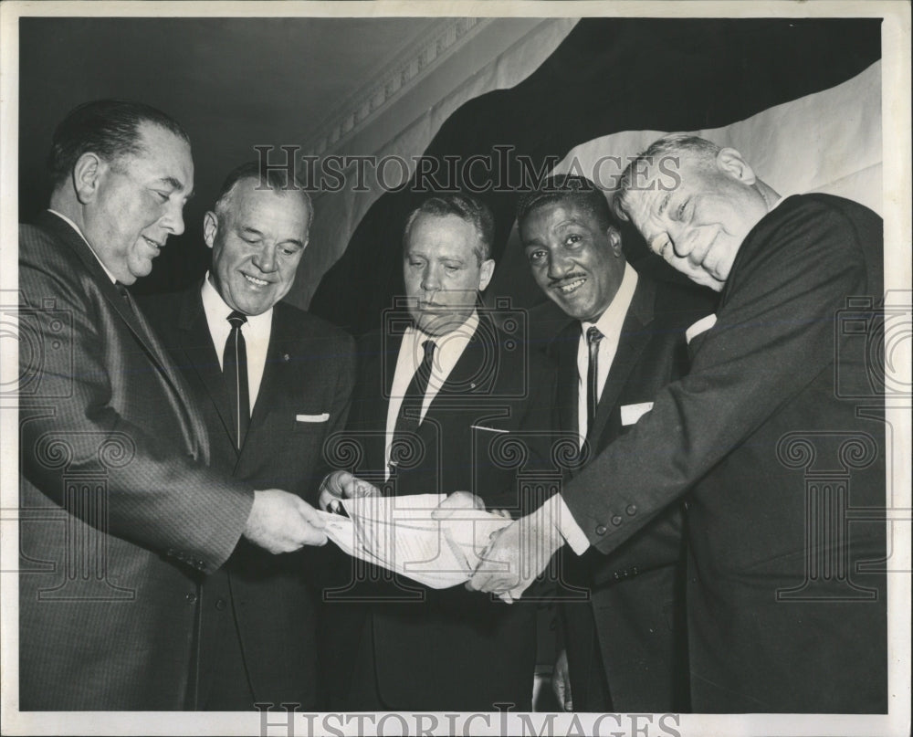 1959 Press Photo City leaders Mayor Richard Daley - RRW54635 - Historic Images