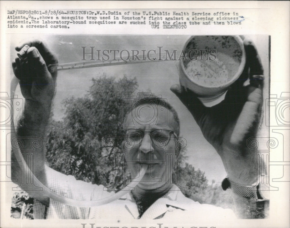 1964 Press Photo WD Sudia US Pubilc Health Service - RRW54643 - Historic Images
