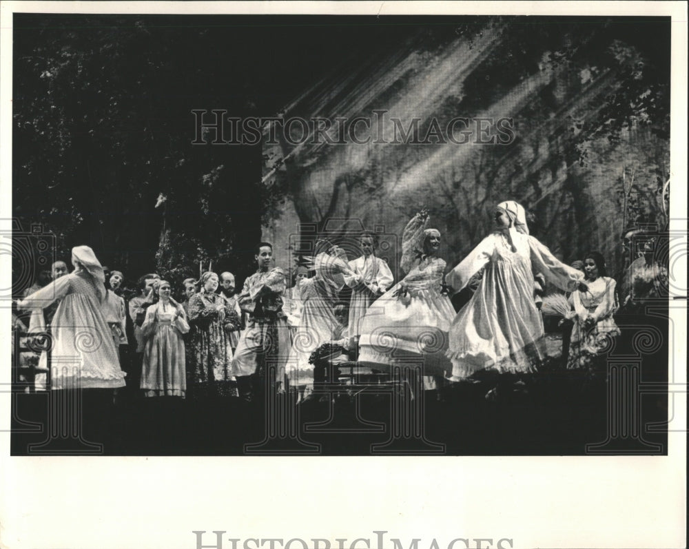 1984 Press Photo Chicago City Ballet Eugene Onegin - RRW54677 - Historic Images