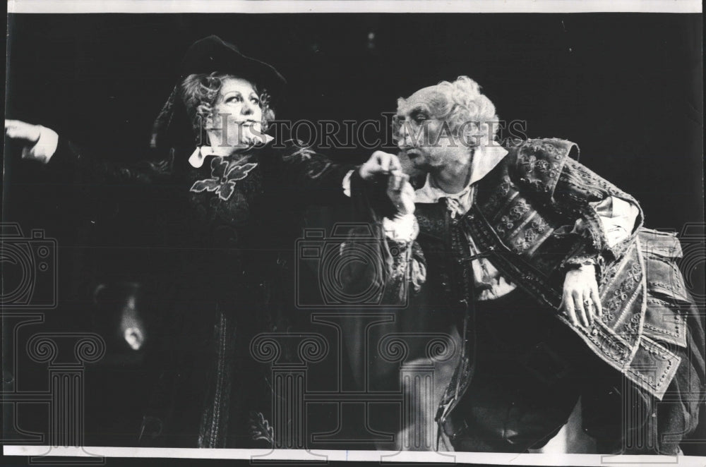 1974 Press Photo Falstaff Geraint Evans Lili Chookasian - RRW54685 - Historic Images