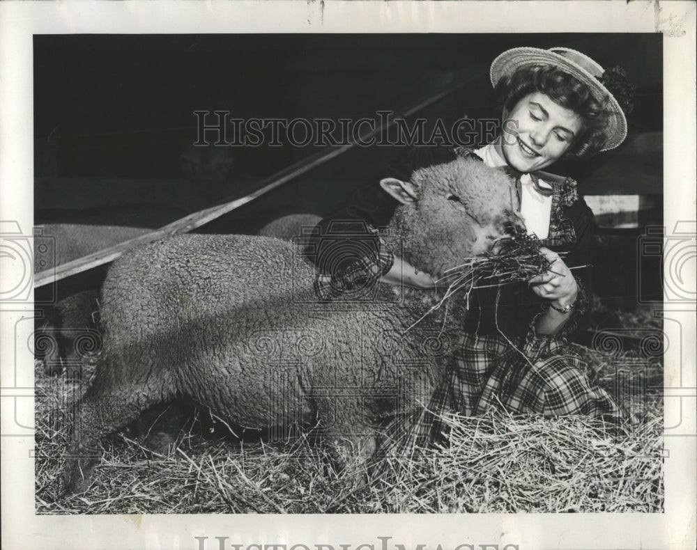 1950 Press Photo Nancy Brougham Pensacola Chicago Fair - RRW54789 - Historic Images