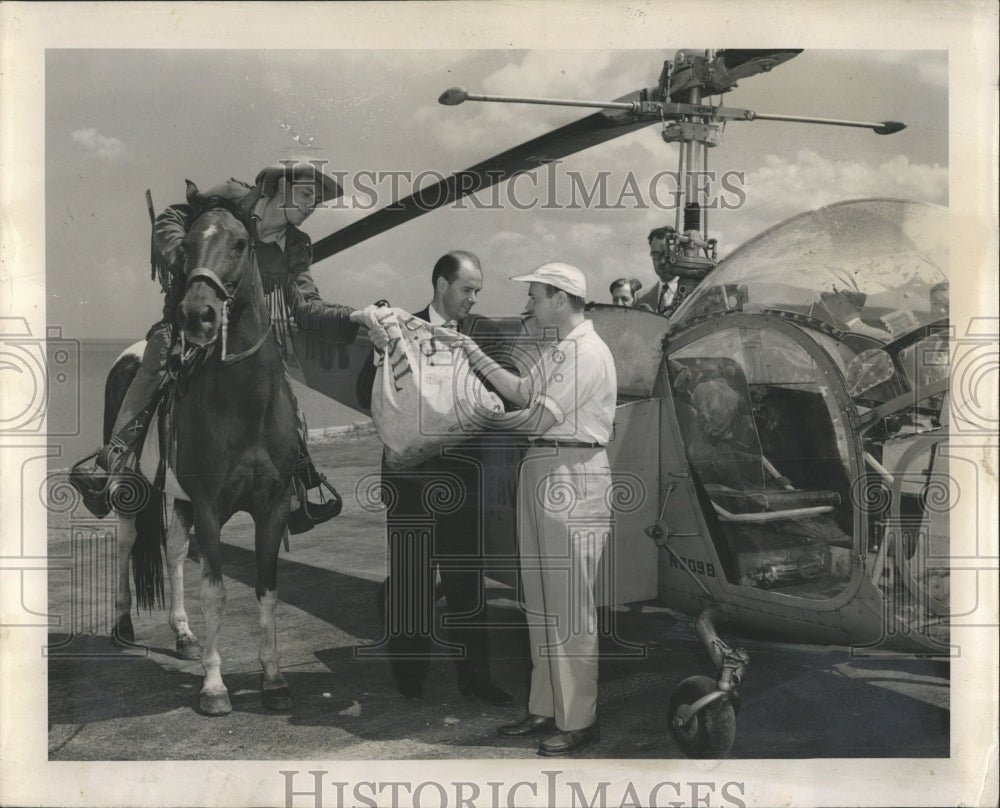 1950 Press Photo William Richmond Frontiers of Freedom - RRW54791 - Historic Images