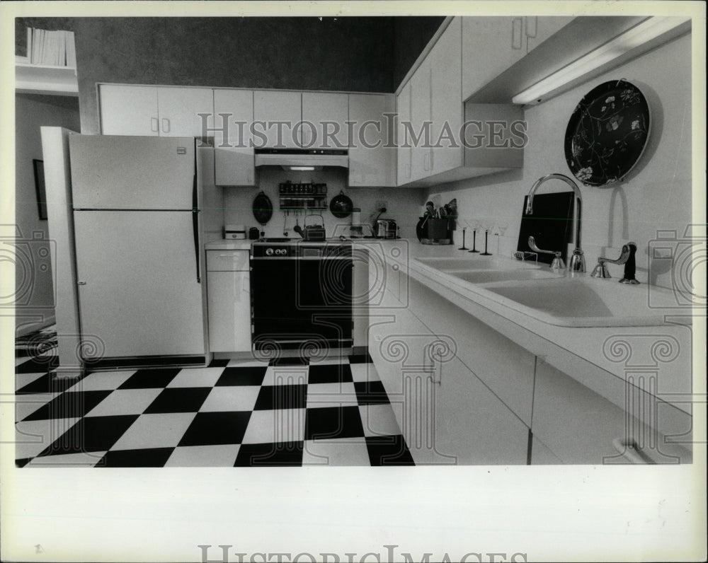 1983 Press Photo Beautiful Kitchen Disaster - RRW55481 - Historic Images