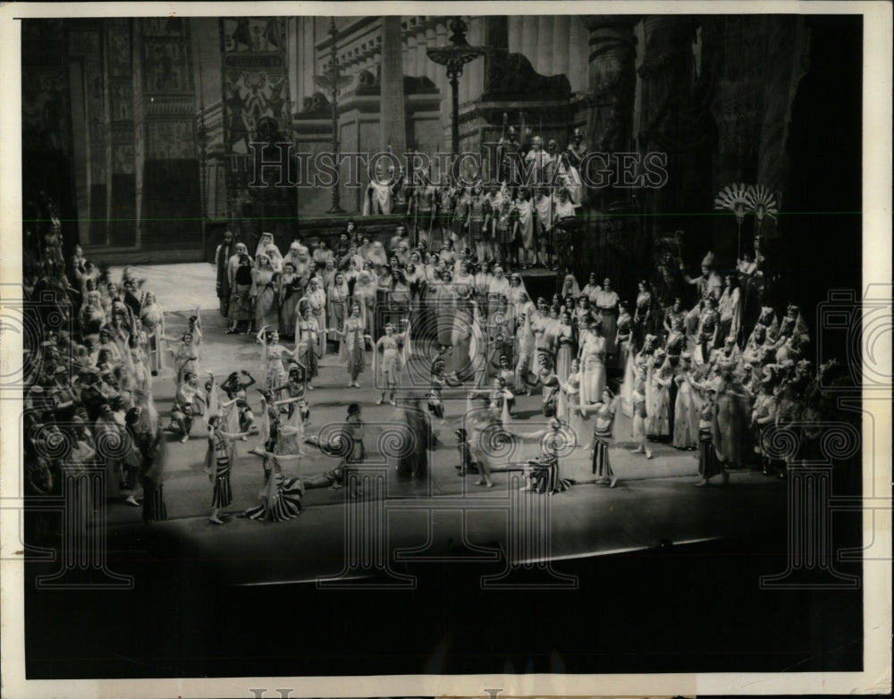 1935 Press Photo Opera Scene Verdi&#39;s Aida Canal Opening - RRW55789 - Historic Images