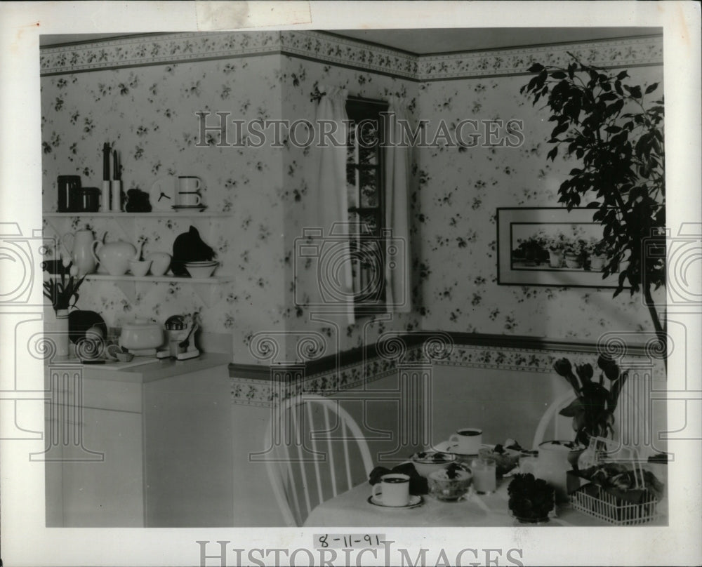 1991 Press Photo Breakfast Room Kitchen - RRW57105 - Historic Images