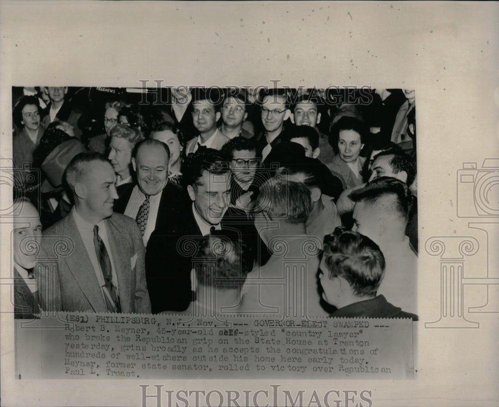 1953 Press Photo Robert Meyner country lawyer Trenton - RRW57597 - Historic Images