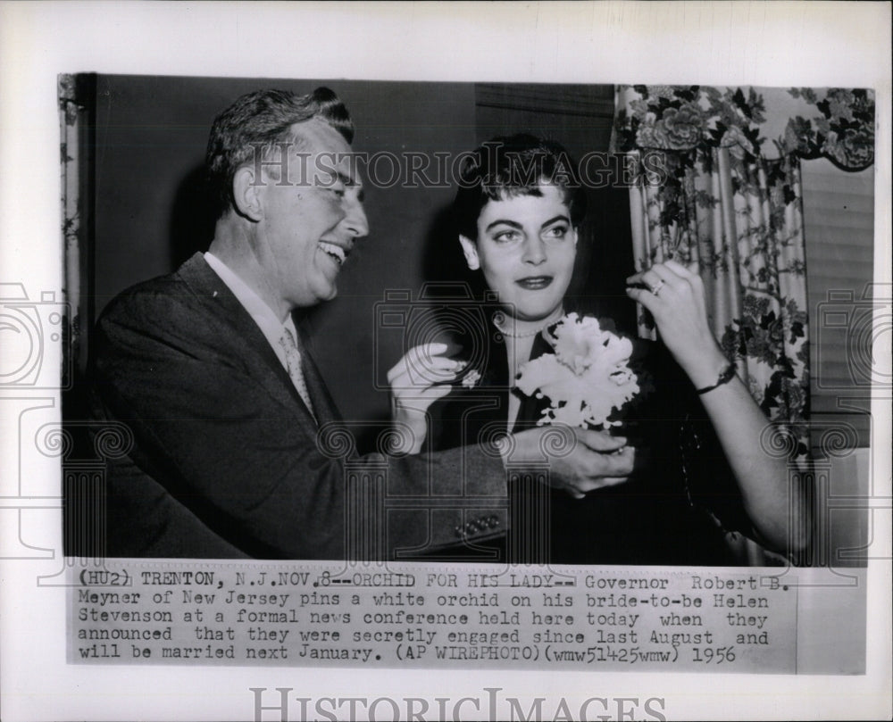 1956 Press Photo Governor Robert B. Meyner - RRW57605 - Historic Images