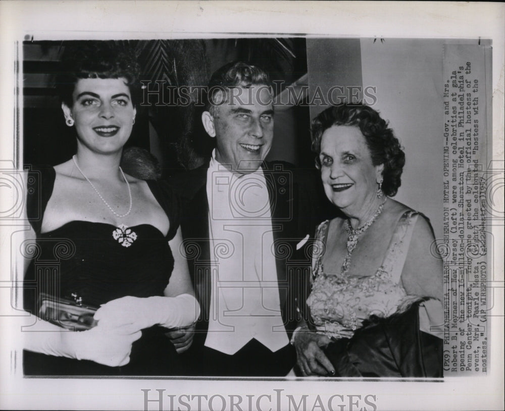 1957 Press Photo Robert Meyner New Jersey Governor - RRW57607 - Historic Images
