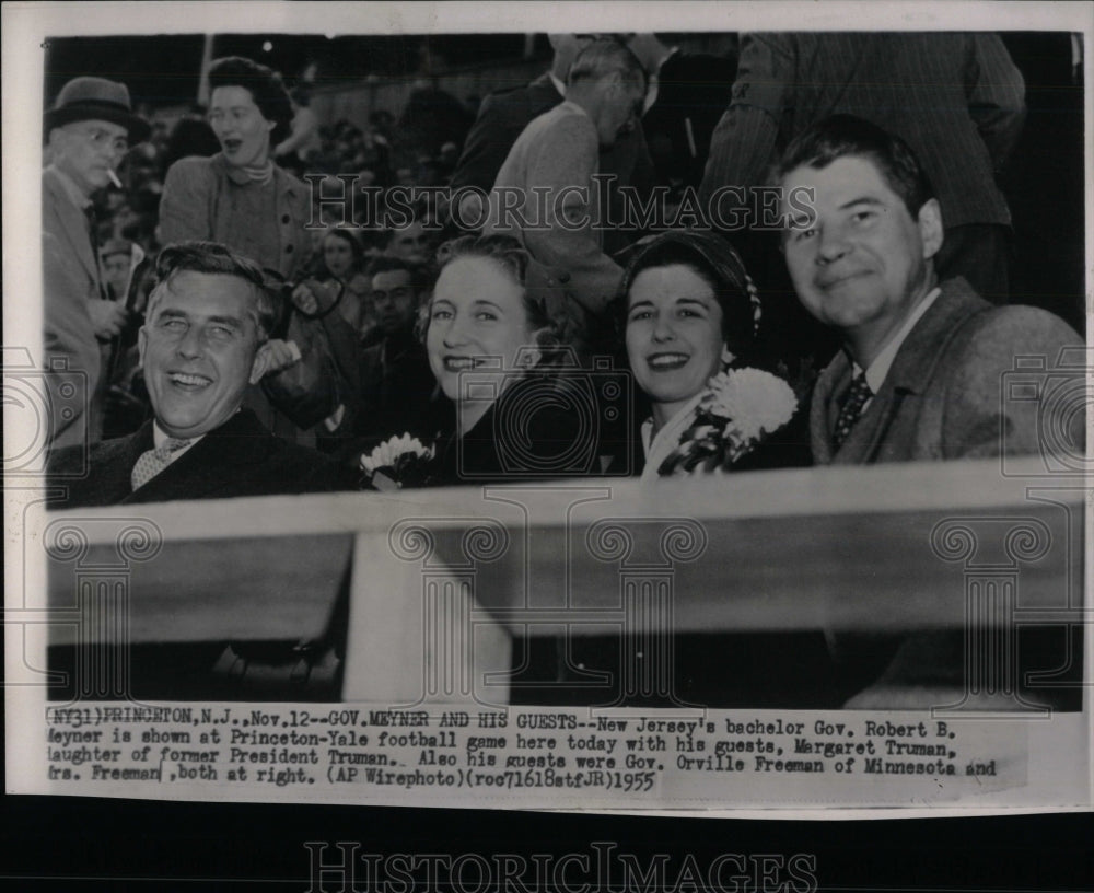 1955 Press Photo Meyner New Jersey Robert Meyer Yale - RRW57609 - Historic Images