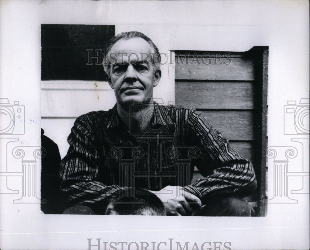 1967 Press Photo Murray Jones Michigan Artist died age - RRW57829 - Historic Images