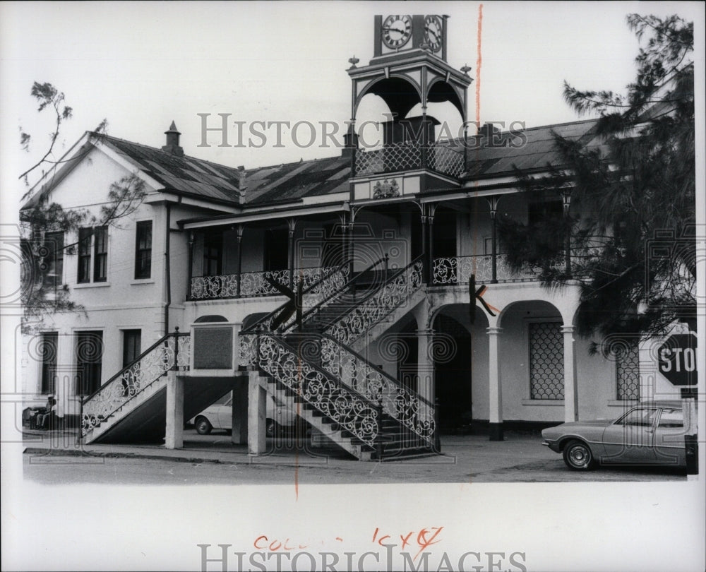 1978 Press Photo The Colonial Office In Belize City - RRW57867 - Historic Images