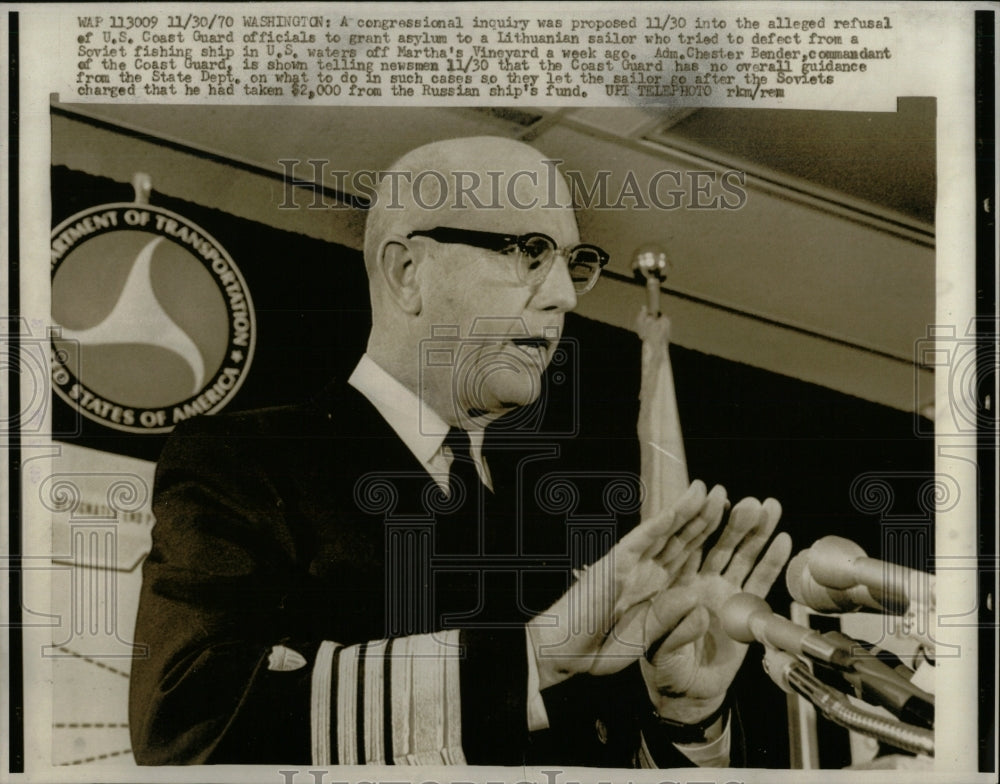 1970 Press Photo Martha's Vineyard US Coast guard ships - RRW57885 - Historic Images