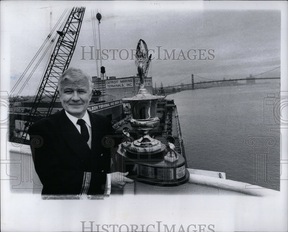 1979 Press Photo Detroit Rouge Terminal Shipping Port - RRW58001 - Historic Images