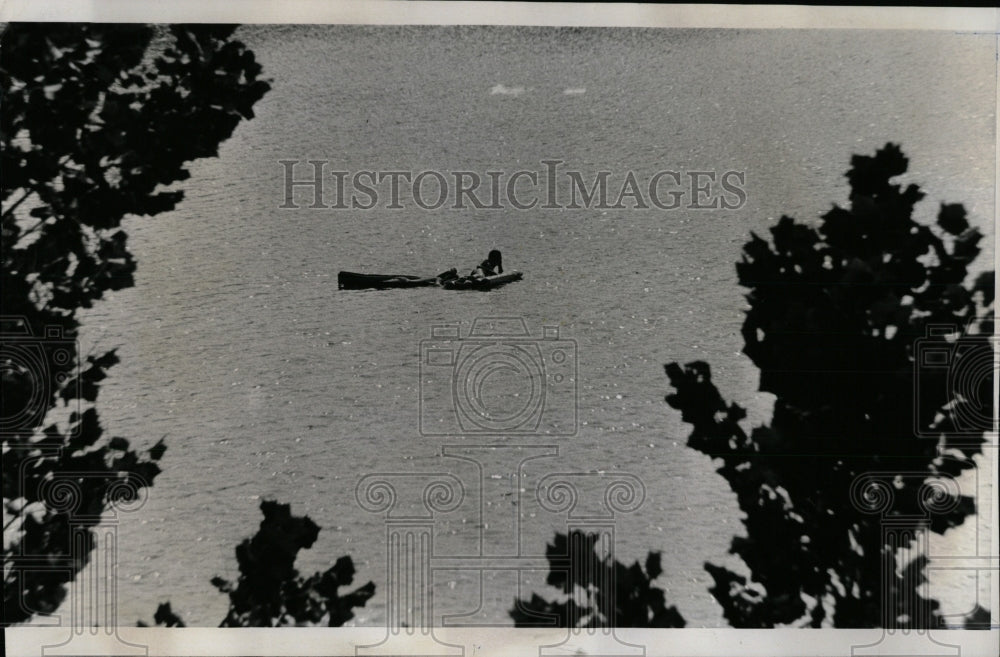 1973 Press Photo Lake Belleau Cook County Des Plaines - RRW58229 - Historic Images