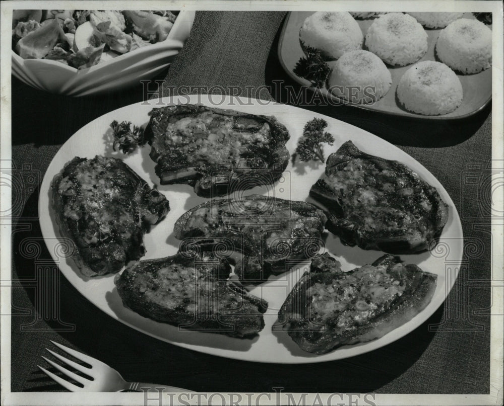 1965 Press Photo Chop Lamb Broil Shouder - RRW58253 - Historic Images