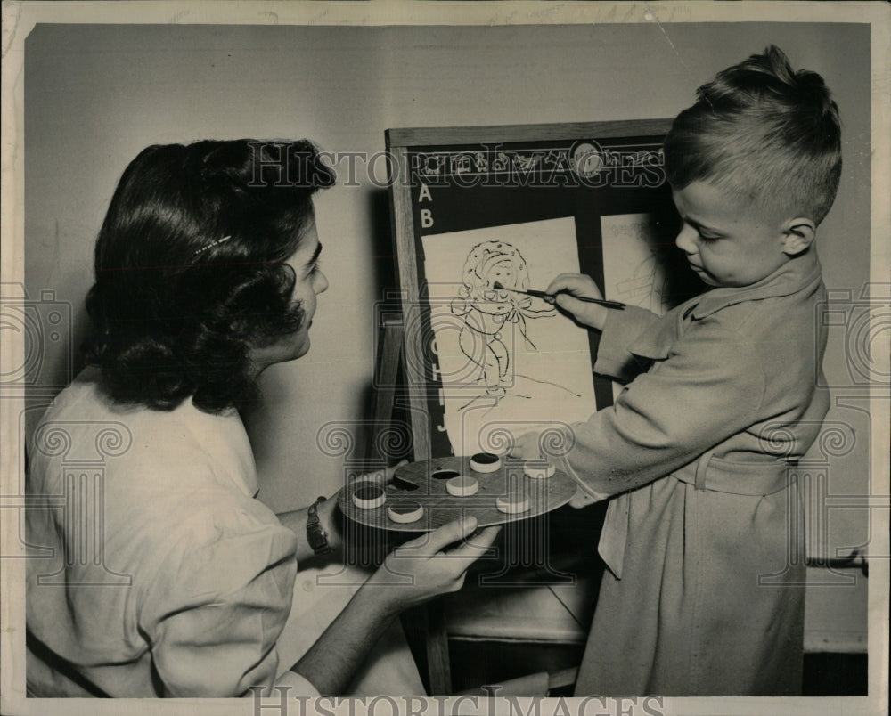 1947 Press Photo Doris Missner, Occupational Therapist - RRW58625 - Historic Images