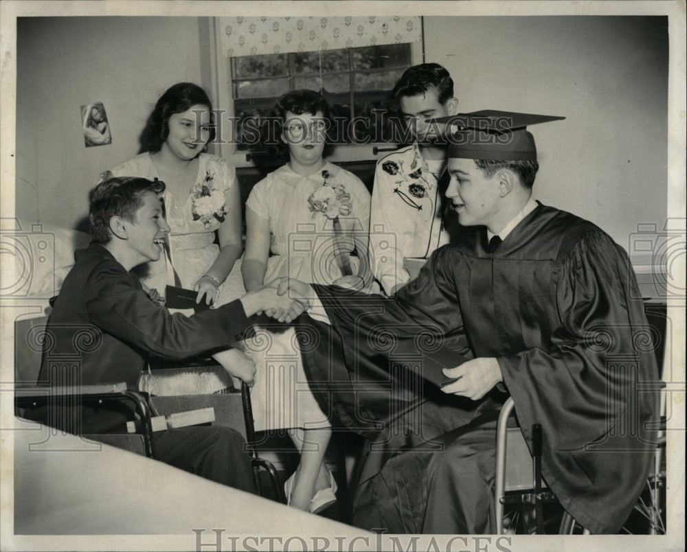1957 Press Photo Robert Ide Tobin JUnior High School - RRW58629 - Historic Images