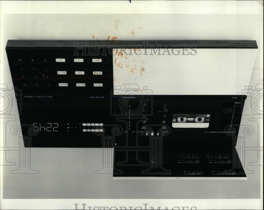 1984 Press Photo Cassette deck beocord Nakamichi Revox - RRW58885 - Historic Images
