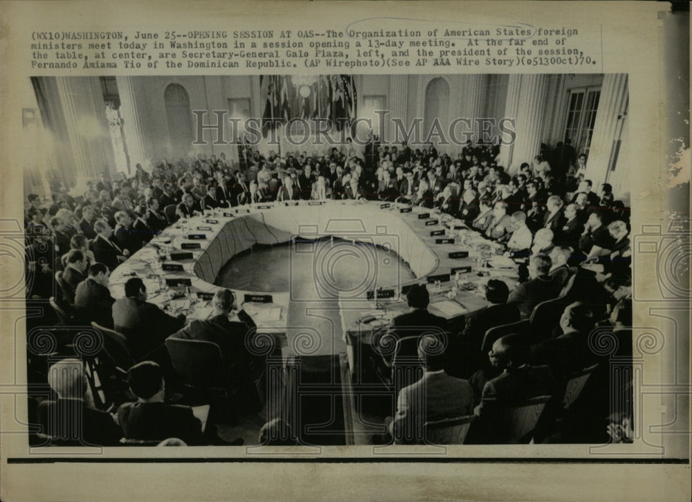 1970 Press Photo American States Foreign Ministers Meet - RRW59017 - Historic Images