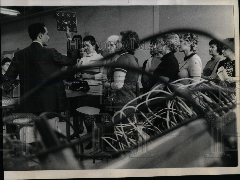1971 Press Photo Women American ORT touring Dunbar - RRW59027 - Historic Images