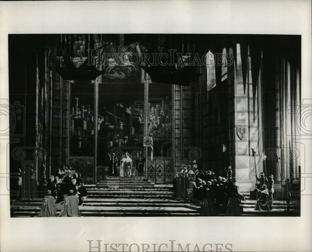 1959 Press Photo Rome Opera Production - Act II - RRW59183 - Historic Images