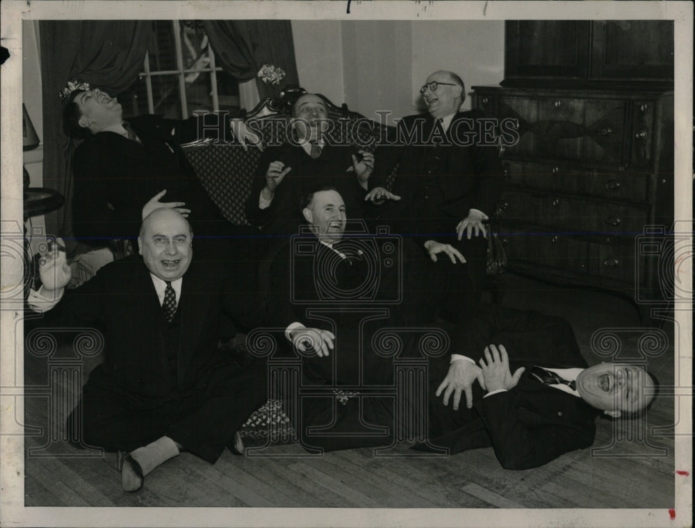 1938 Press Photo Seattle Commercial Club Laugh Members - RRW59327 - Historic Images