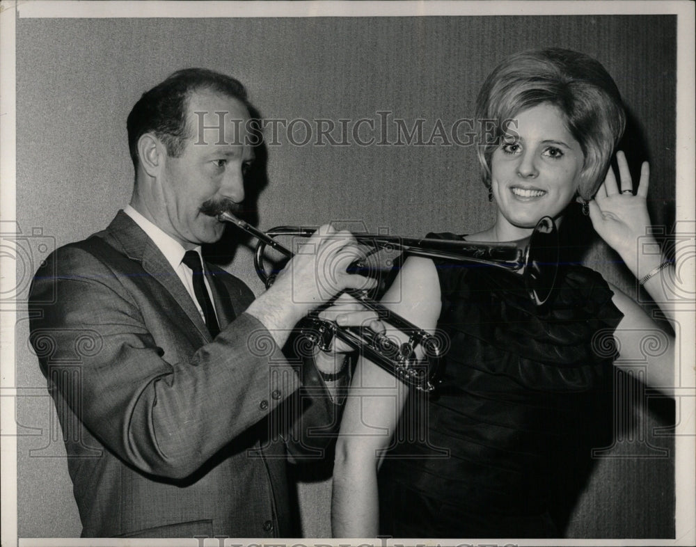 1964 Press Photo Bobby Herroit trumpeter Norad band CH - RRW59411 - Historic Images