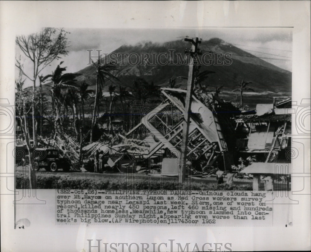 1952 Press Photo Philippine Typhoon Damage - RRW59631 - Historic Images