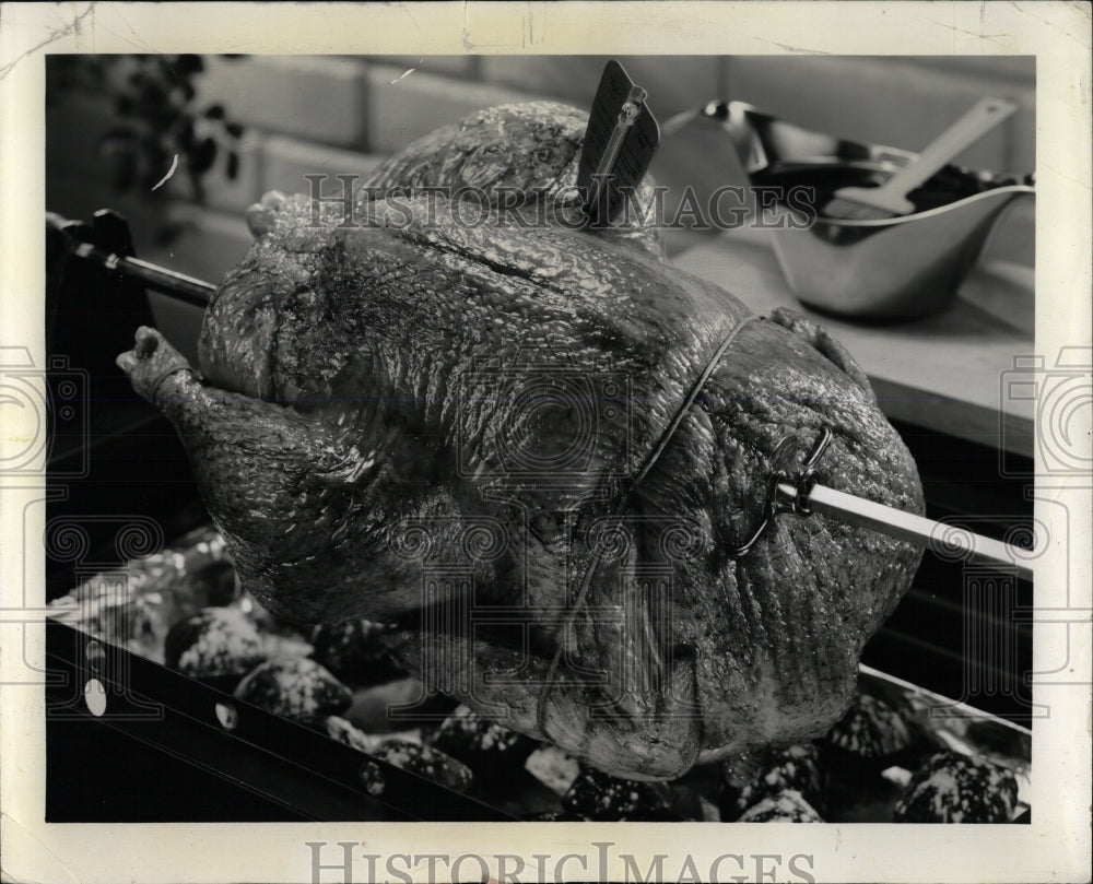 1966 Press Photo Roast Turkey - RRW59647 - Historic Images