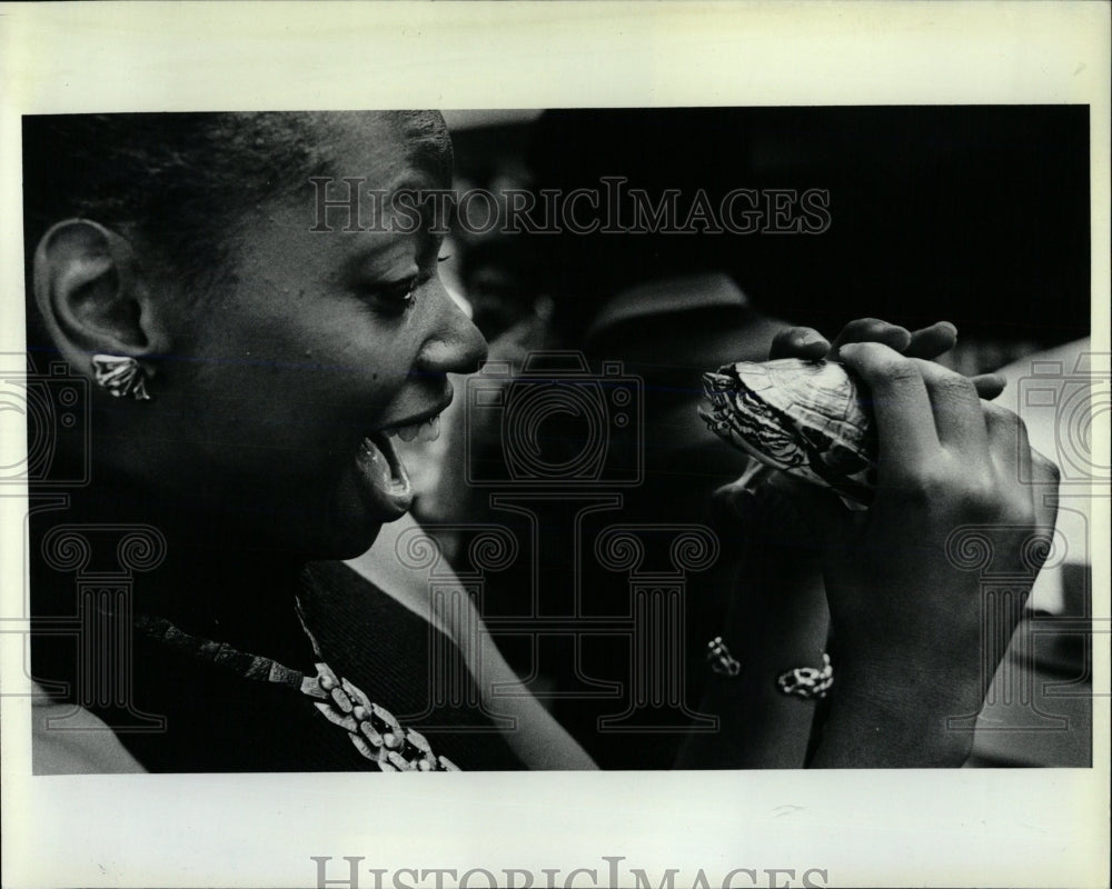 1985 Press Photo VALK BROWN TURTLE - RRW59719 - Historic Images