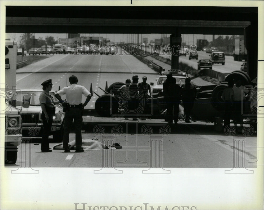 1986 Press Photo Anthony Cammuca Stevenson Expressway - RRW59763 - Historic Images