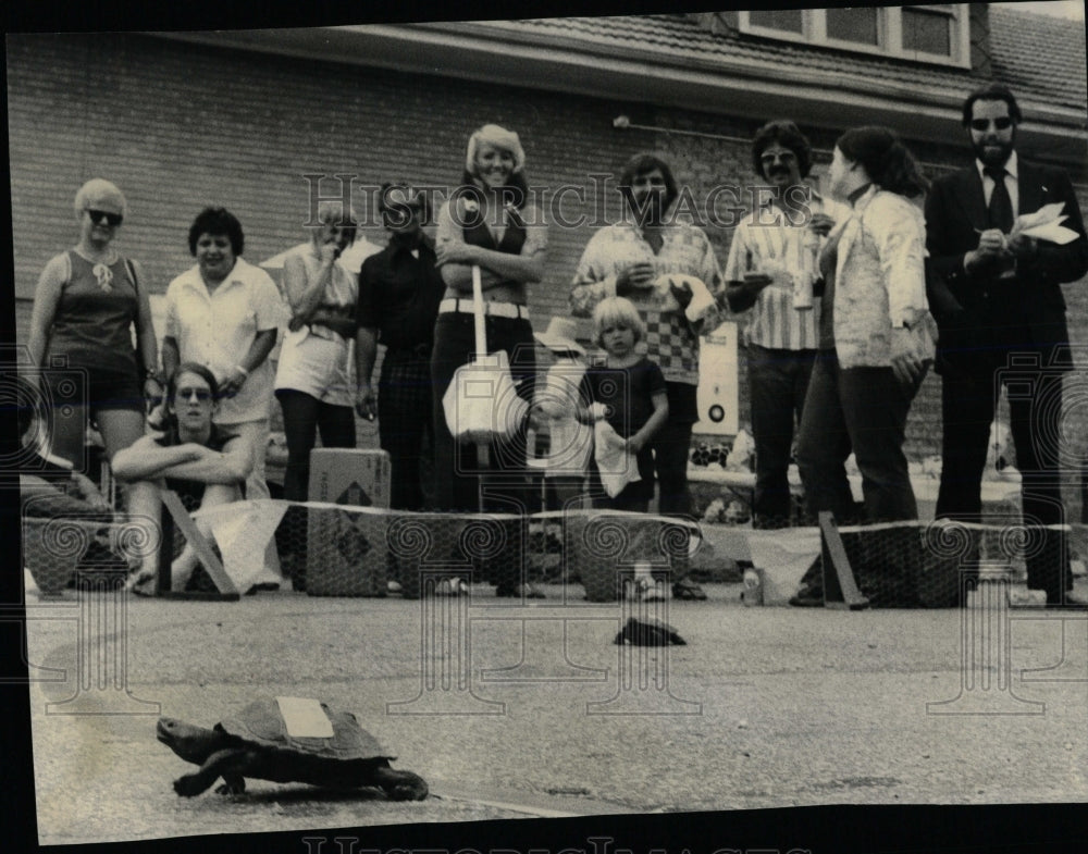 1975 Press Photo International Turtle Creepstakes. - RRW60075 - Historic Images