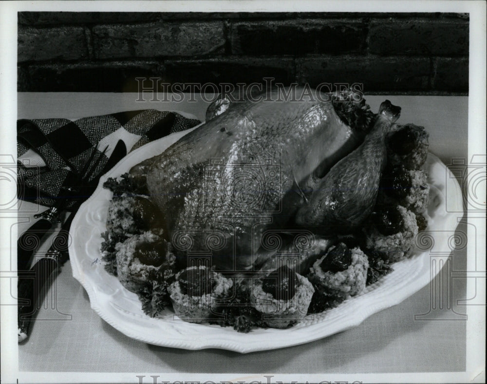 1981 Press Photo Microwave oven roasting turkey snap - RRW60163 - Historic Images