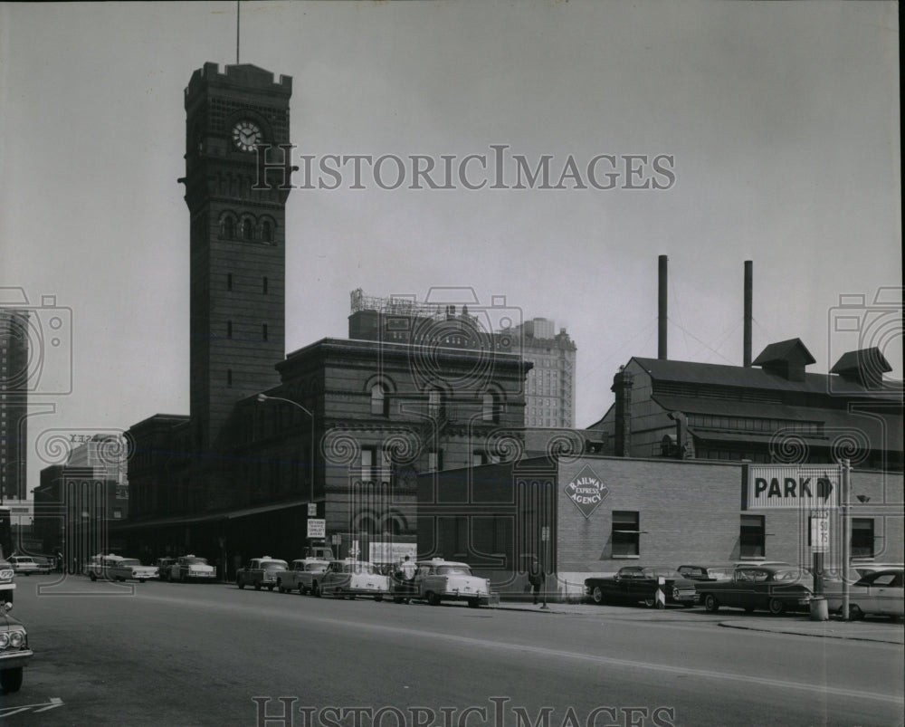 1962 Press Photo Dearhorn St. Station from Clark and Po - RRW60333 - Historic Images