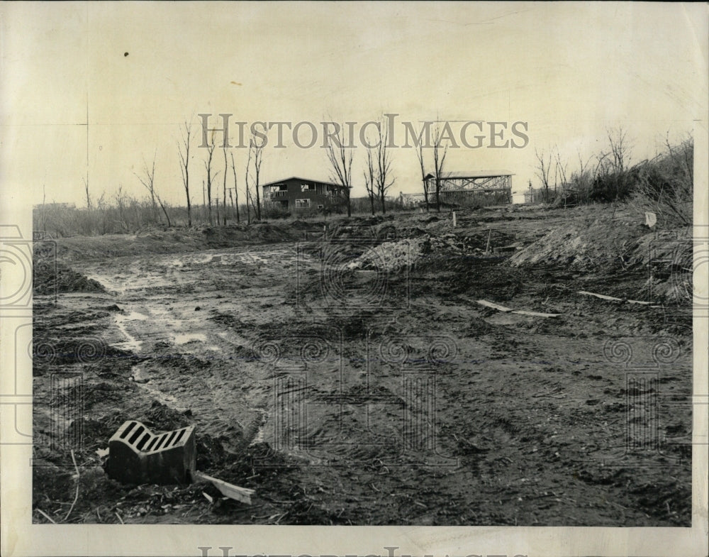 1960 Press Photo Construction Roads Houses - RRW60441 - Historic Images