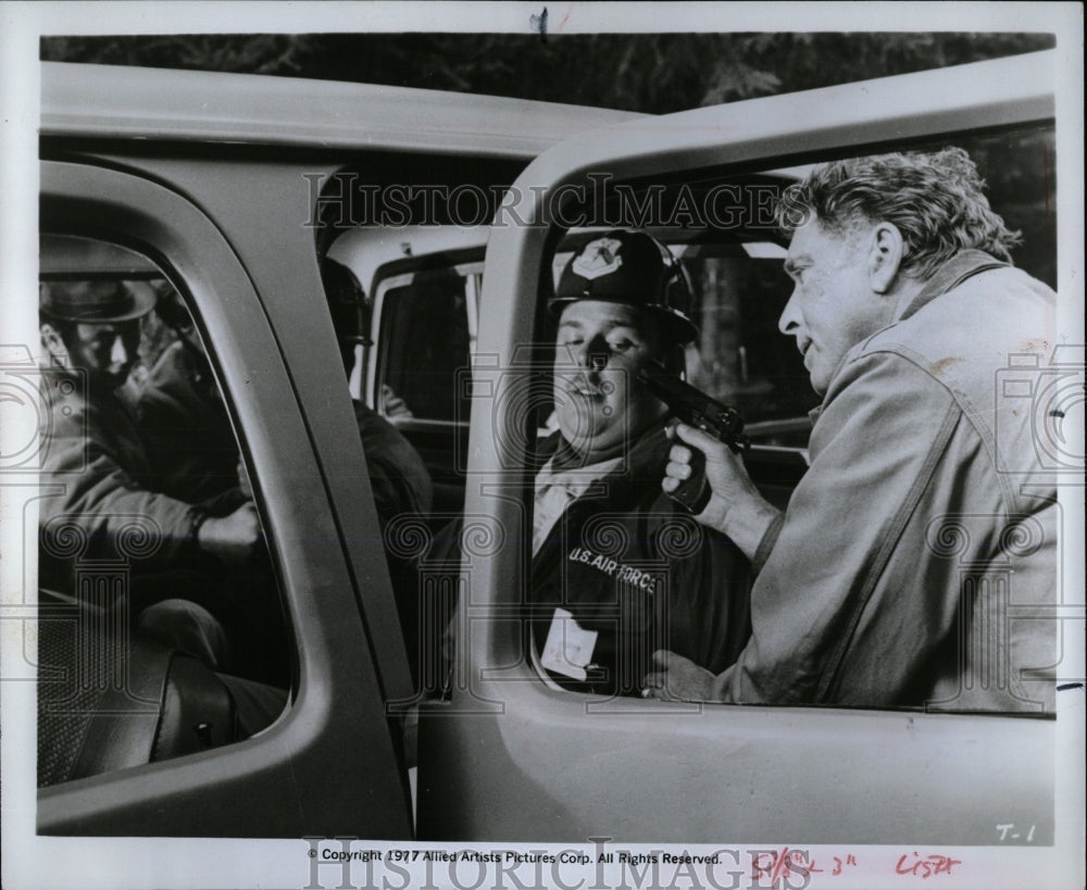 1977 Press Photo Burt Lancaster Twilight Last Gleaming - RRW60611 - Historic Images