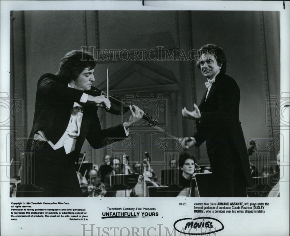 1984 Press Photo Violinist Max Stein Claude Eastman - RRW60655 - Historic Images