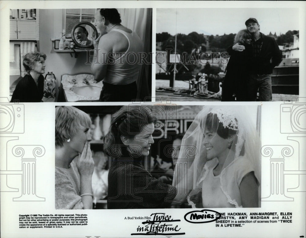 1986 Press Photo Gene Hackman Ann Margret Amy Madigan - RRW60707 - Historic Images